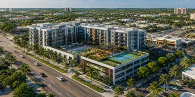 Boca Raton's Military Trail Adds 294-Unit Apartment Project